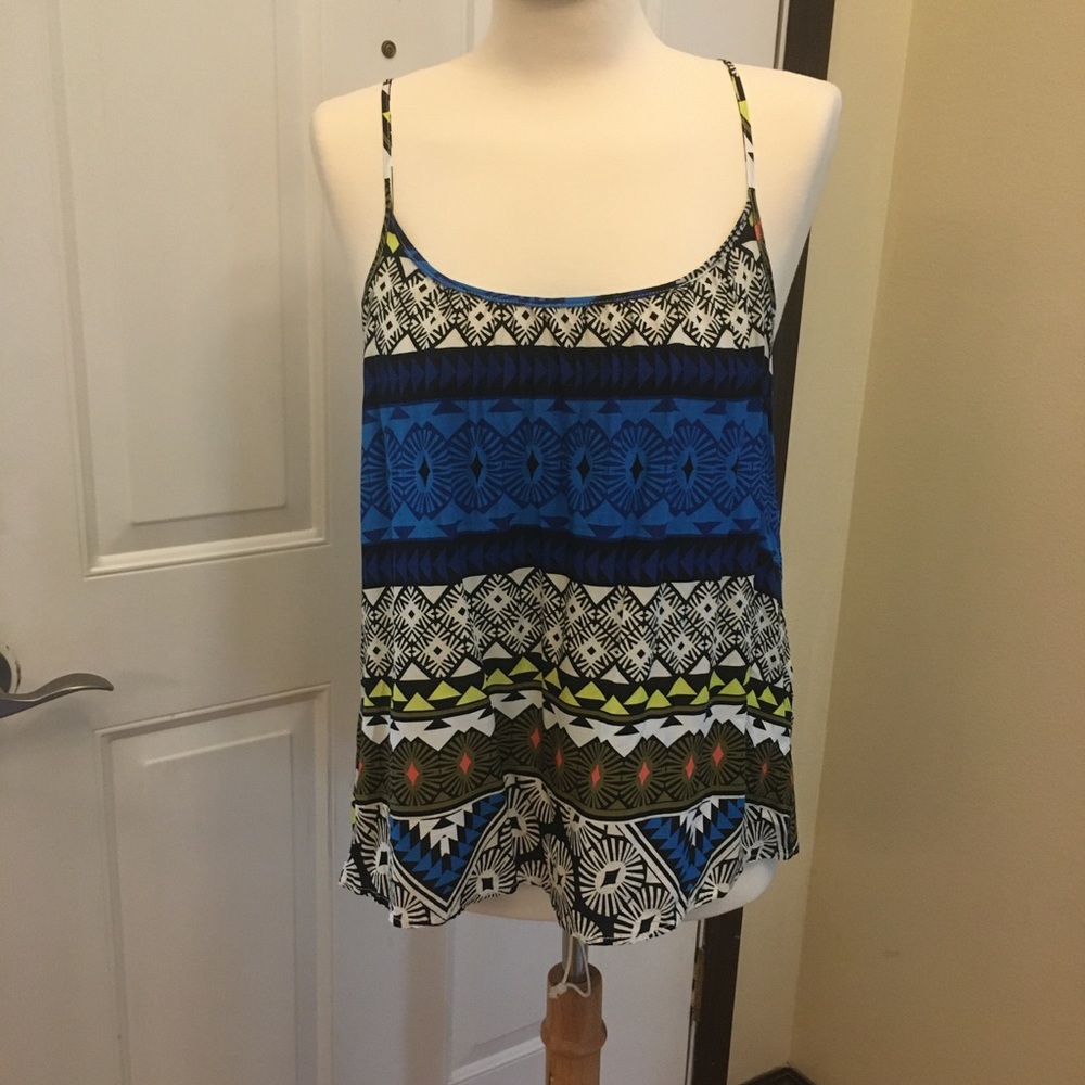 Old Navy Colorful Print Tank
